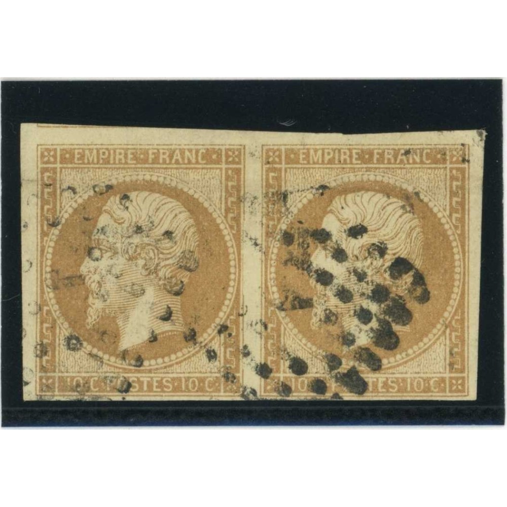 YT 13 - Oblitéré - Paire - Cote 45 Euros
