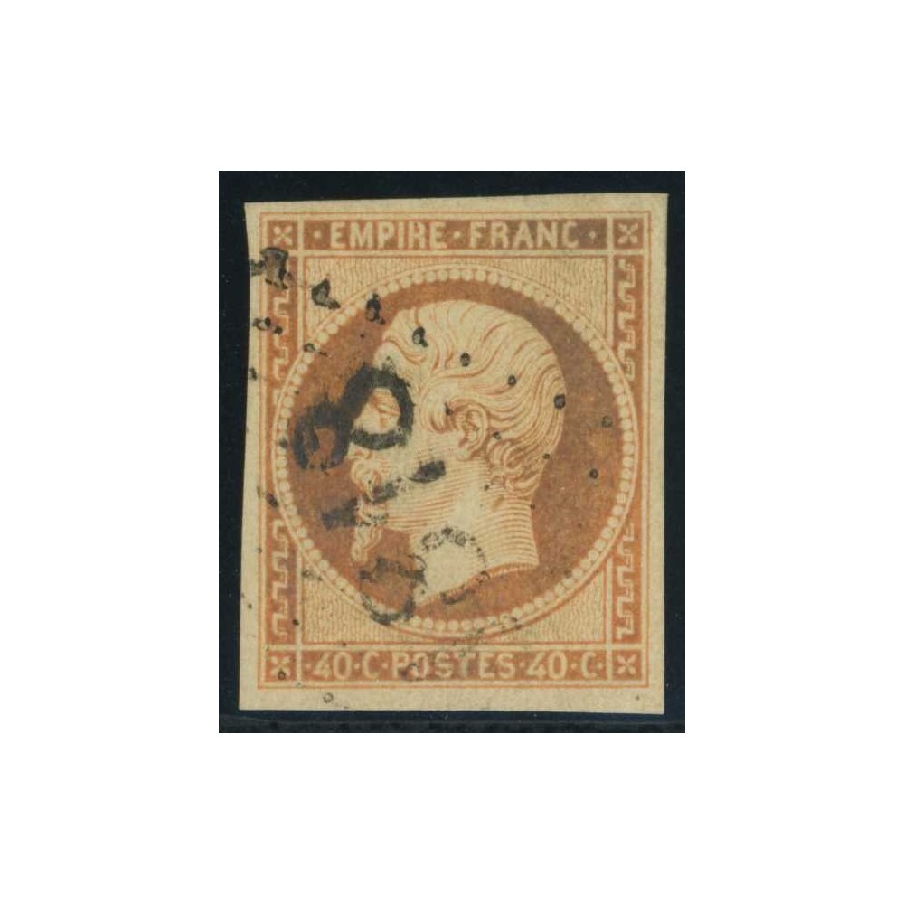 YT 16 Oblitéré 1818 Lettre Baton - Signé Scheller - Cote 250 Euros