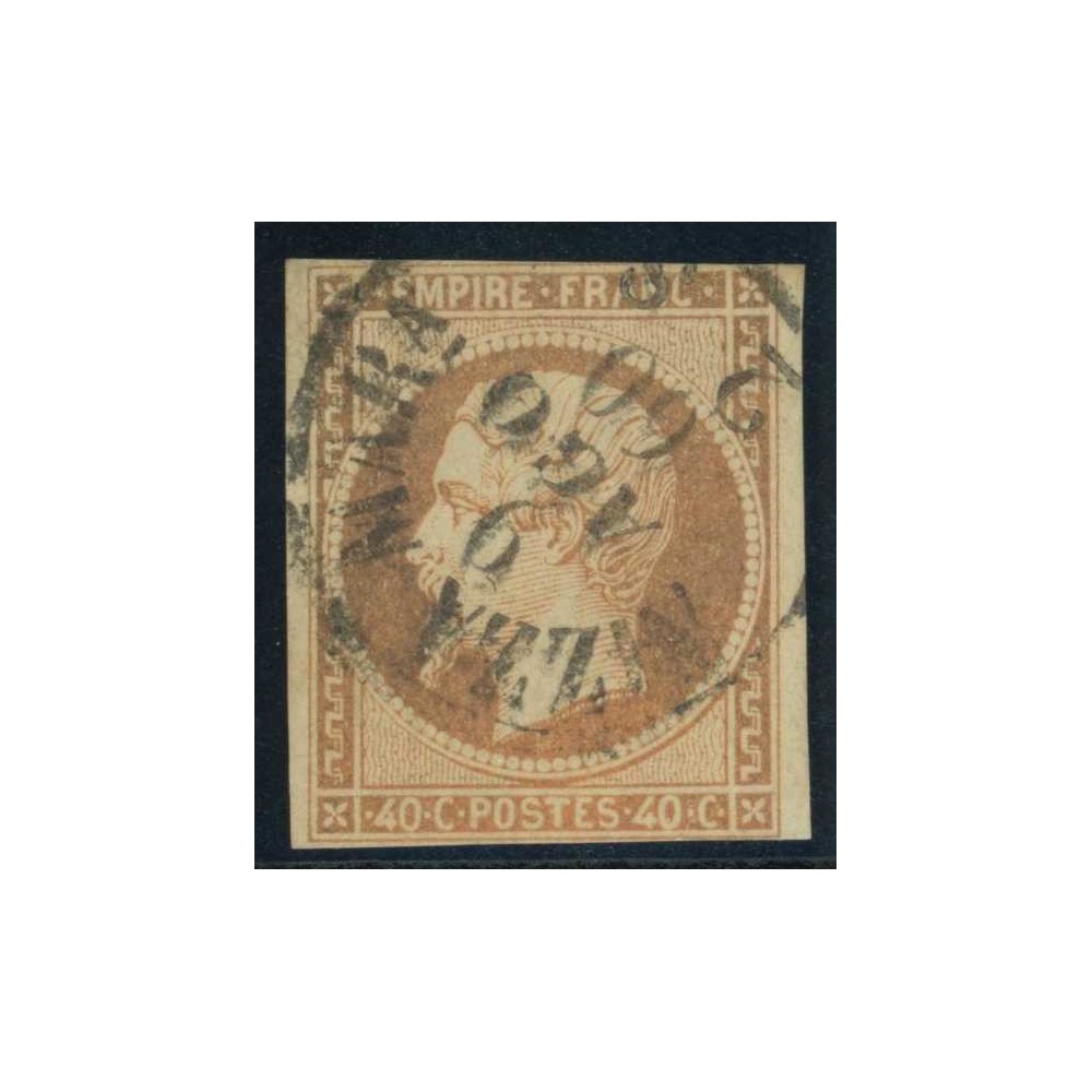 YT 16 Oblitéré Cachet NIZZA MARA (Nice) - Cote 150 Euros