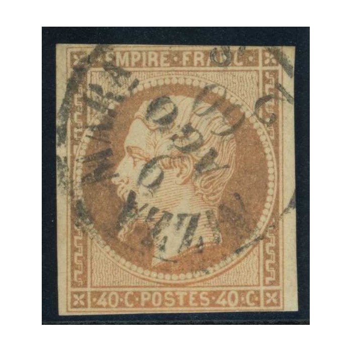 YT 16 Oblitéré Cachet NIZZA MARA (Nice) - Cote 150 Euros