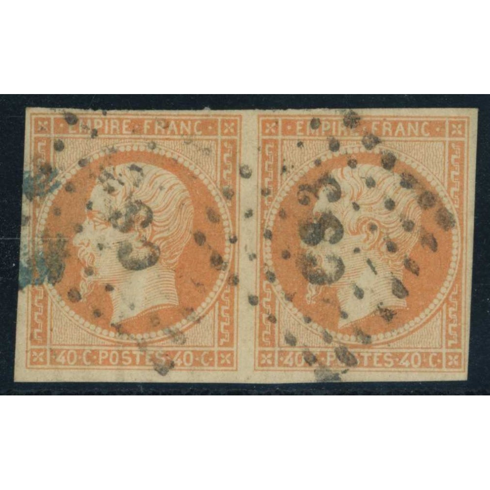 YT 16 Oblitéré CS3 - Paire - Cote 55 Euros