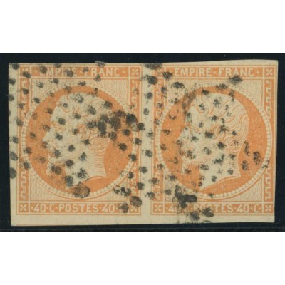 YT 16 Oblitéré Etoile - Paire - Cote 50 Euros