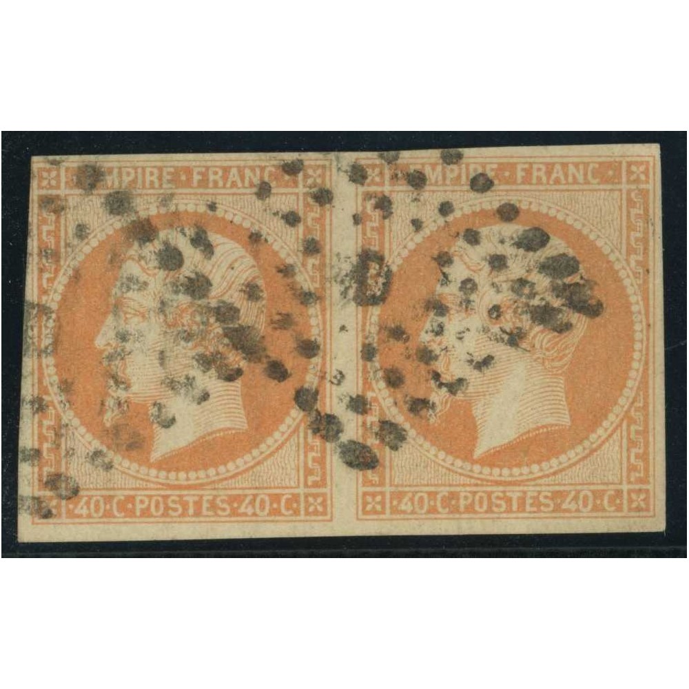 YT 16 Oblitéré Lettre D - Paire - Cote 50 Euros