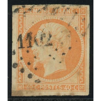 YT 16 Oblitéré PC 1102 - Dijon - Côte d'Or (20) - Cote 22 Euros