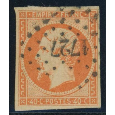 YT 16 Oblitéré PC 1727 - Lille - Nord (57) - Cote 22 Euros