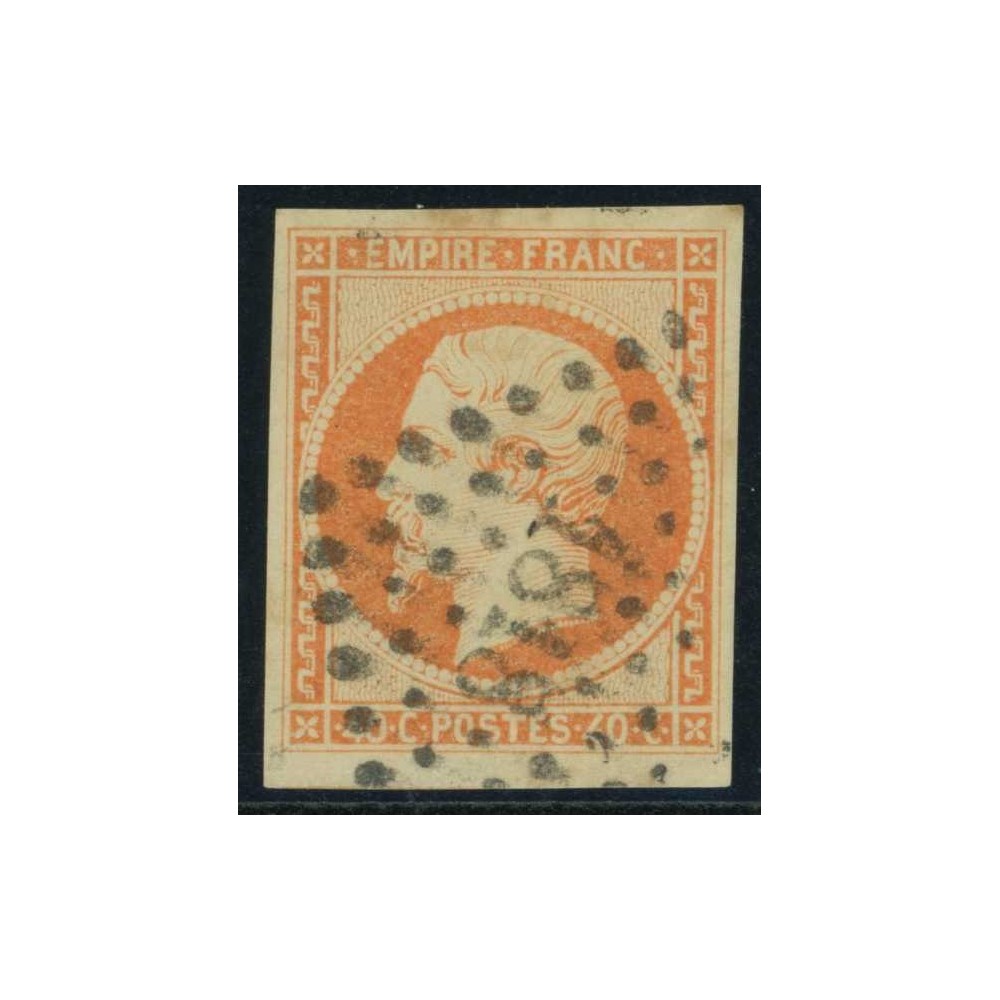 YT 16 Oblitéré PC 1818 - Lyon - Rhône (68) - Cote 22 Euros