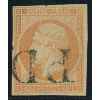 YT 16 Oblitéré PD - Signé Calves - Cote 180 Euros
