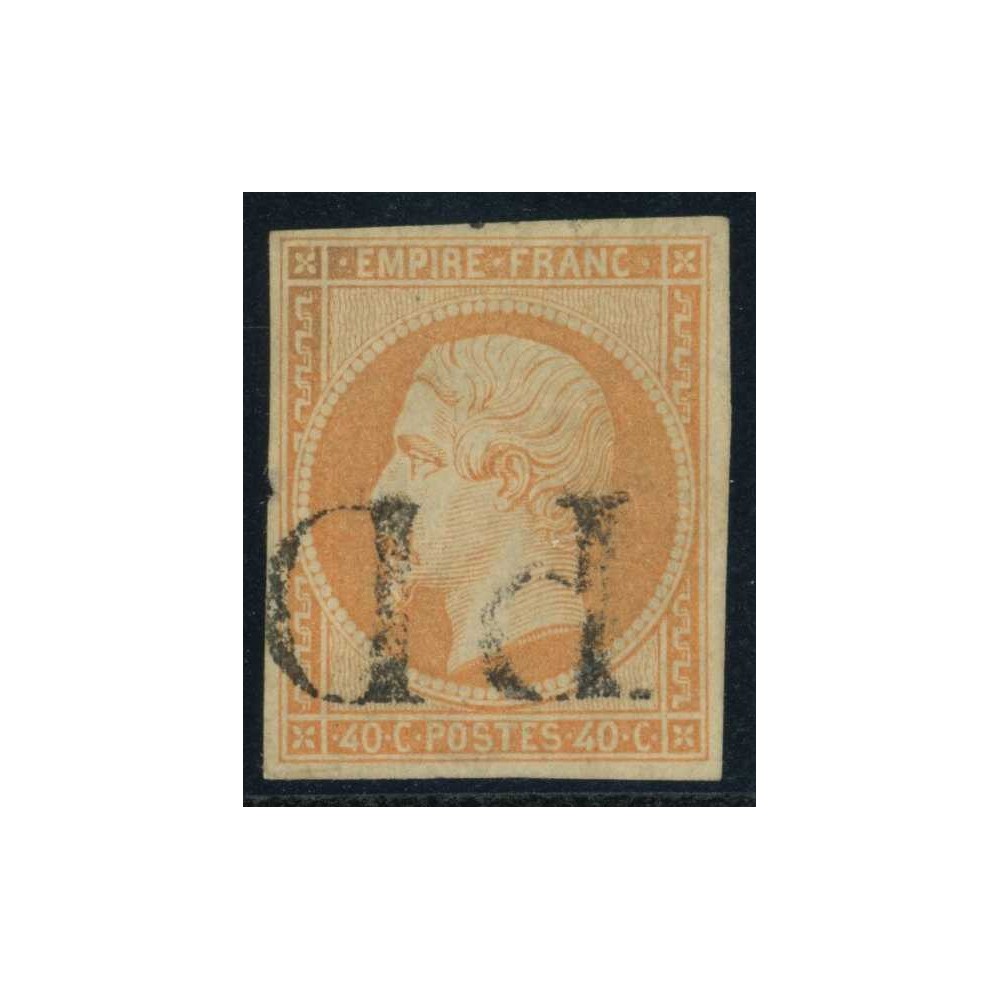 YT 16 Oblitéré PD - Signé Calves - Cote 180 Euros