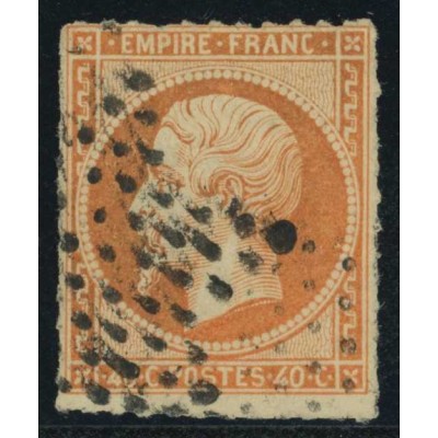 YT 16 Oblitéré Percé en ligne - Cote 70 Euros