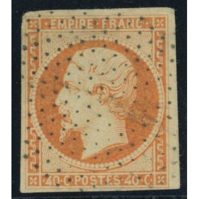YT 16 Oblitéré Pointillés - Cote 30 Euros