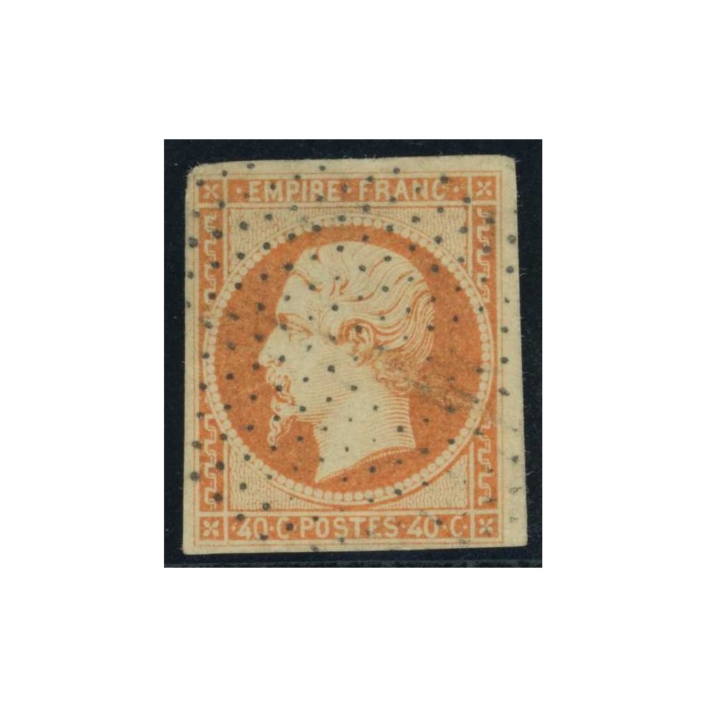YT 16 Oblitéré Pointillés - Cote 30 Euros