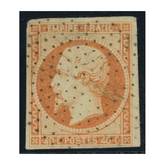 YT 16 Oblitéré Pointillés - Cote 30 Euros