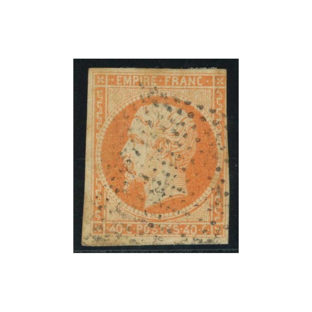 YT 16 Oblitéré Pointillés - Cote 30 Euros