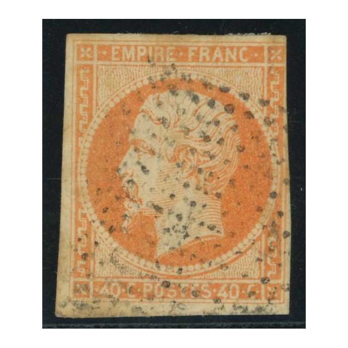 YT 16 Oblitéré Pointillés - Cote 30 Euros
