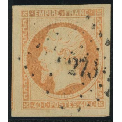 YT 16 Oblitéré Signé Brun - Cote 22 Euros
