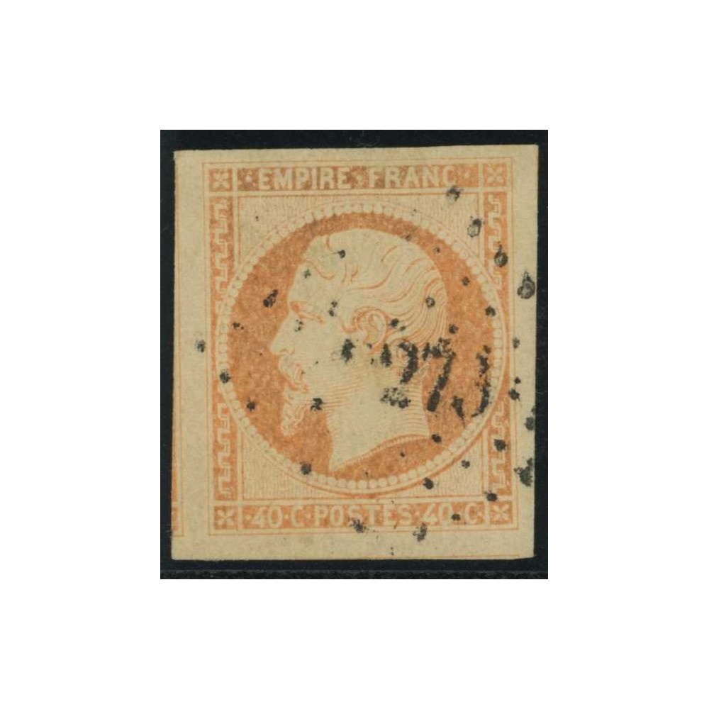 YT 16 Oblitéré Signé Brun - Cote 22 Euros