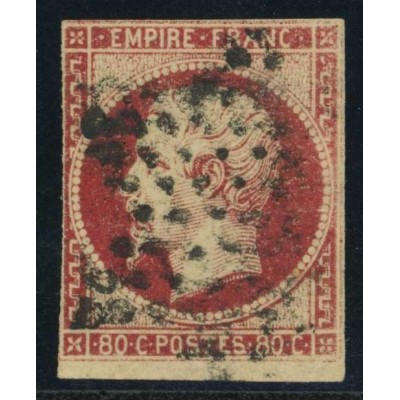 YT 17A - Oblitéré Etoile - Cote 75 Euros