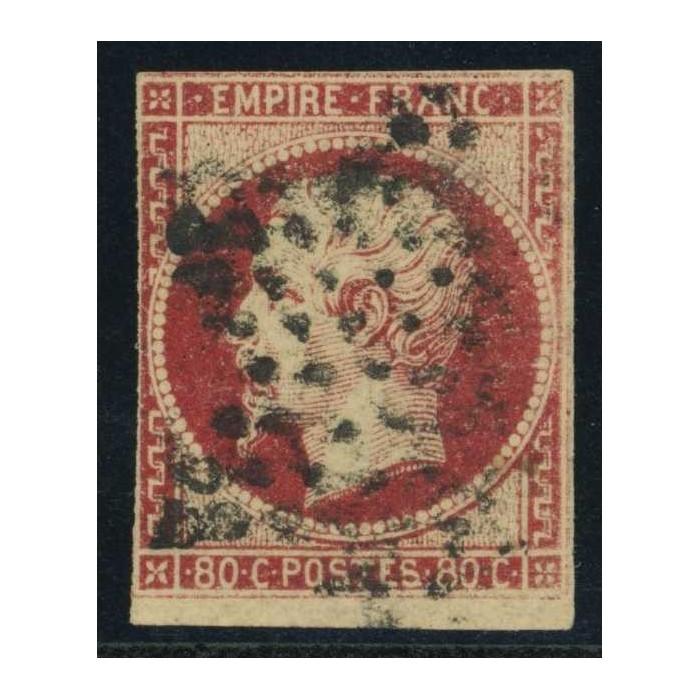 YT 17A - Oblitéré Etoile - Cote 75 Euros