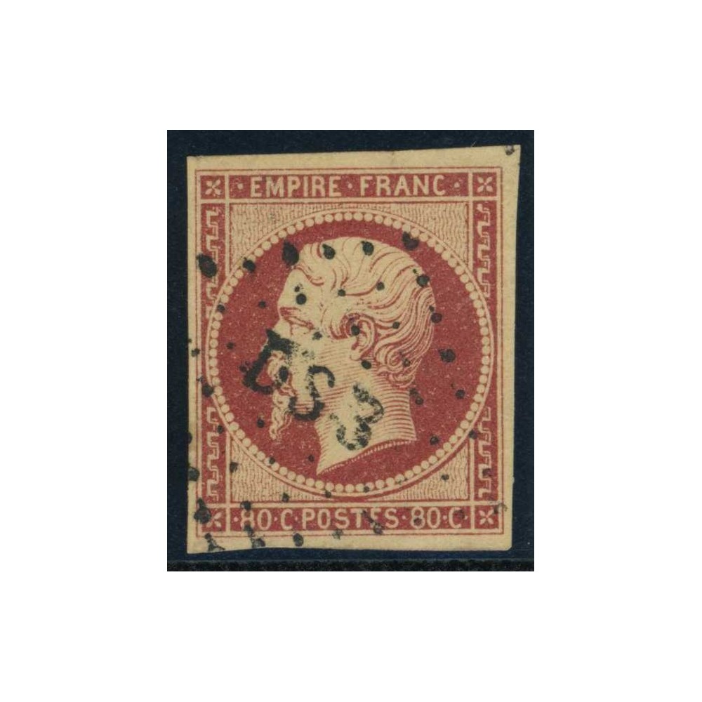 YT 17A - Oblitéré Lettre DS3 - Signé Calves - Cote 75 Euros