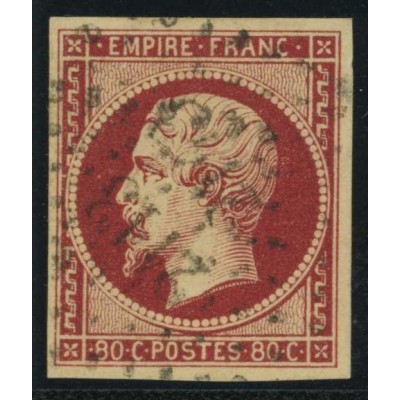 YT 17A - Oblitéré PC 2113 - Signé Brun - Cote 75 Euros
