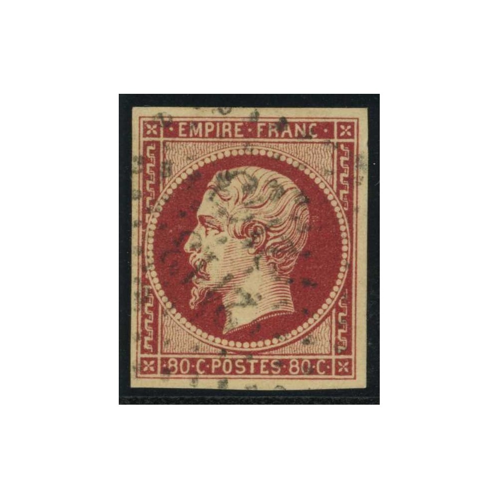 YT 17A - Oblitéré PC 2113 - Signé Brun - Cote 75 Euros