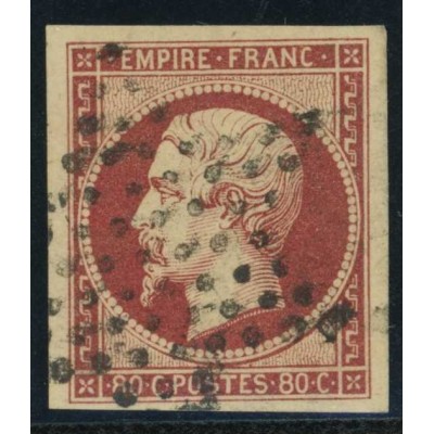 YT 17A - Oblitéré Signé Brun - Cote 75 Euros
