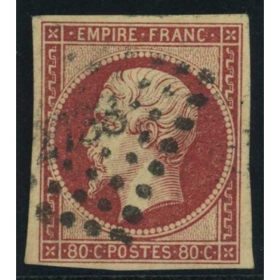 YT 17A - Oblitéré SignéBrun - Cote 75 Euros