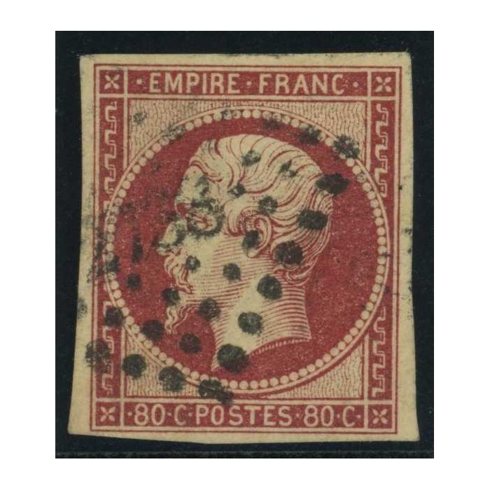 YT 17A - Oblitéré SignéBrun - Cote 75 Euros