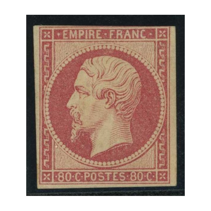 YT 17B - Neuf x - Certificat Brun 15949 - Cote 5000 Euros