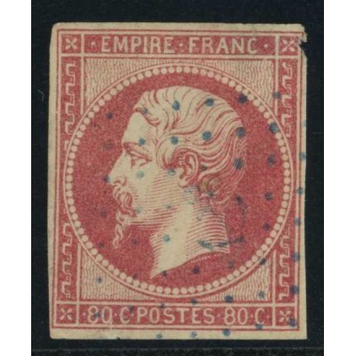 YT 17B - Oblitéré Ancre Bleue - Cote 300 Euros