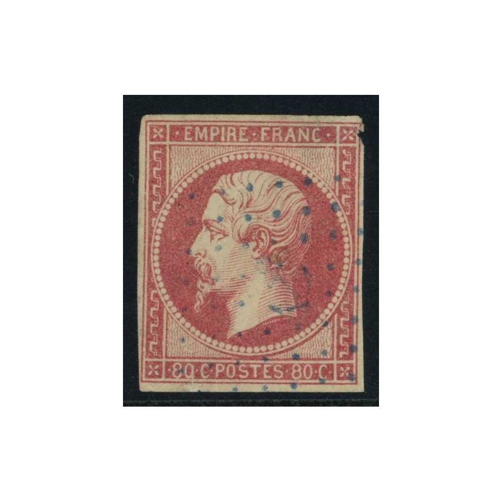 YT 17B - Oblitéré Ancre Bleue - Cote 300 Euros