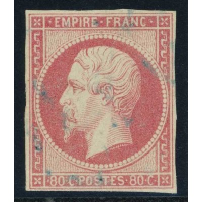 YT 17B - Oblitéré Cachet Bleu - Cote 220 Euros