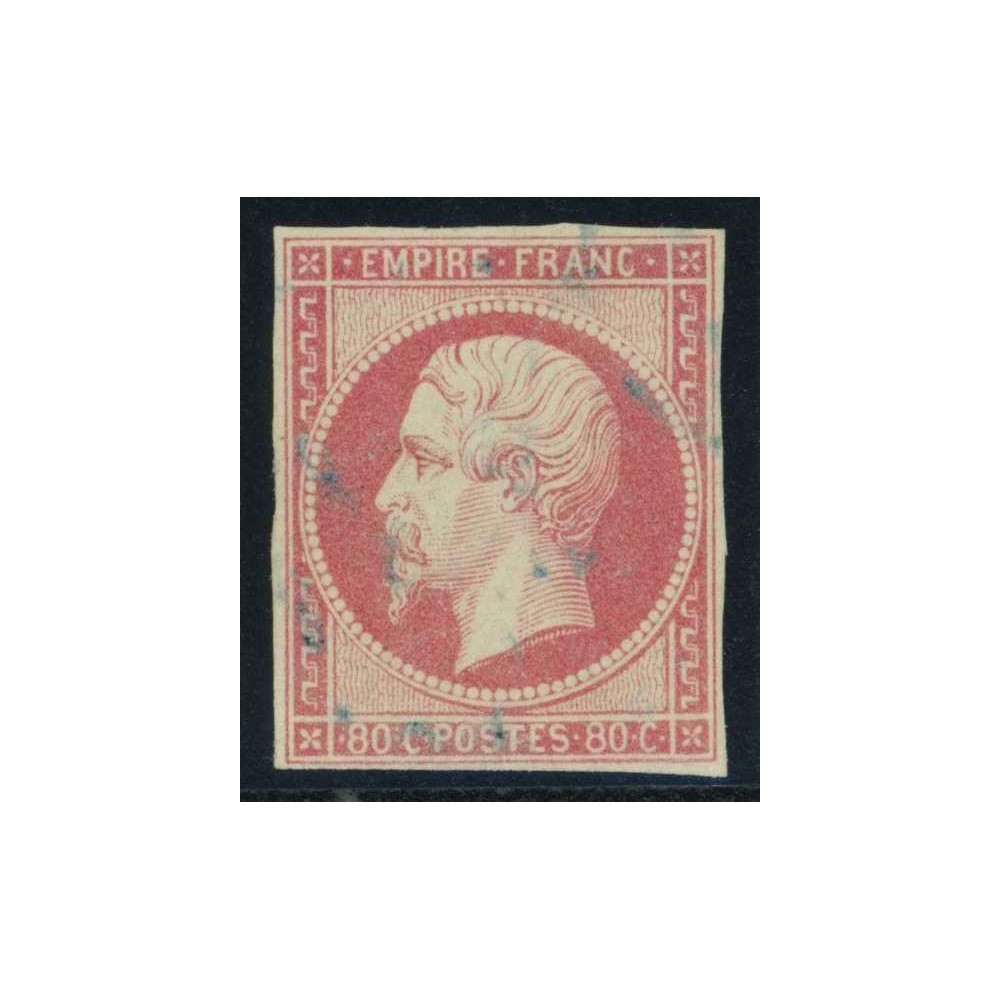 YT 17B - Oblitéré Cachet Bleu - Cote 220 Euros