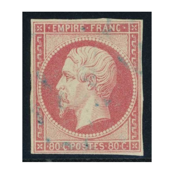 YT 17B - Oblitéré Cachet Bleu - Cote 220 Euros