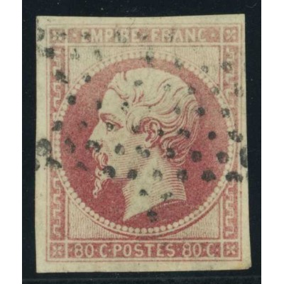 YT 17B - Oblitéré Etoile - Cote 75 Euros