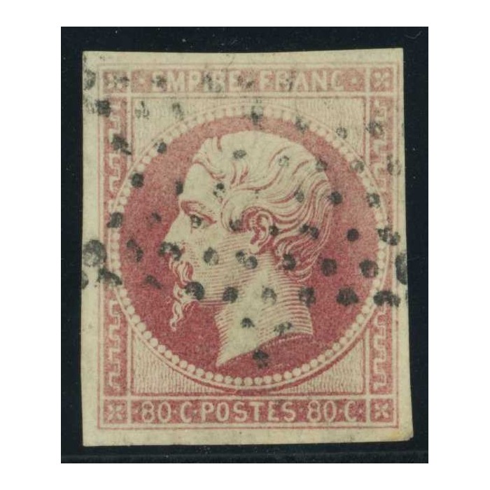 YT 17B - Oblitéré Etoile - Cote 75 Euros