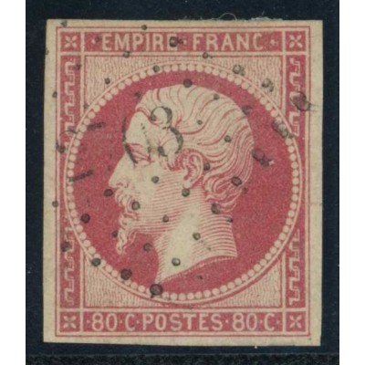 YT 17B - Oblitéré PC 2703 - Signé - Cote 75 Euros