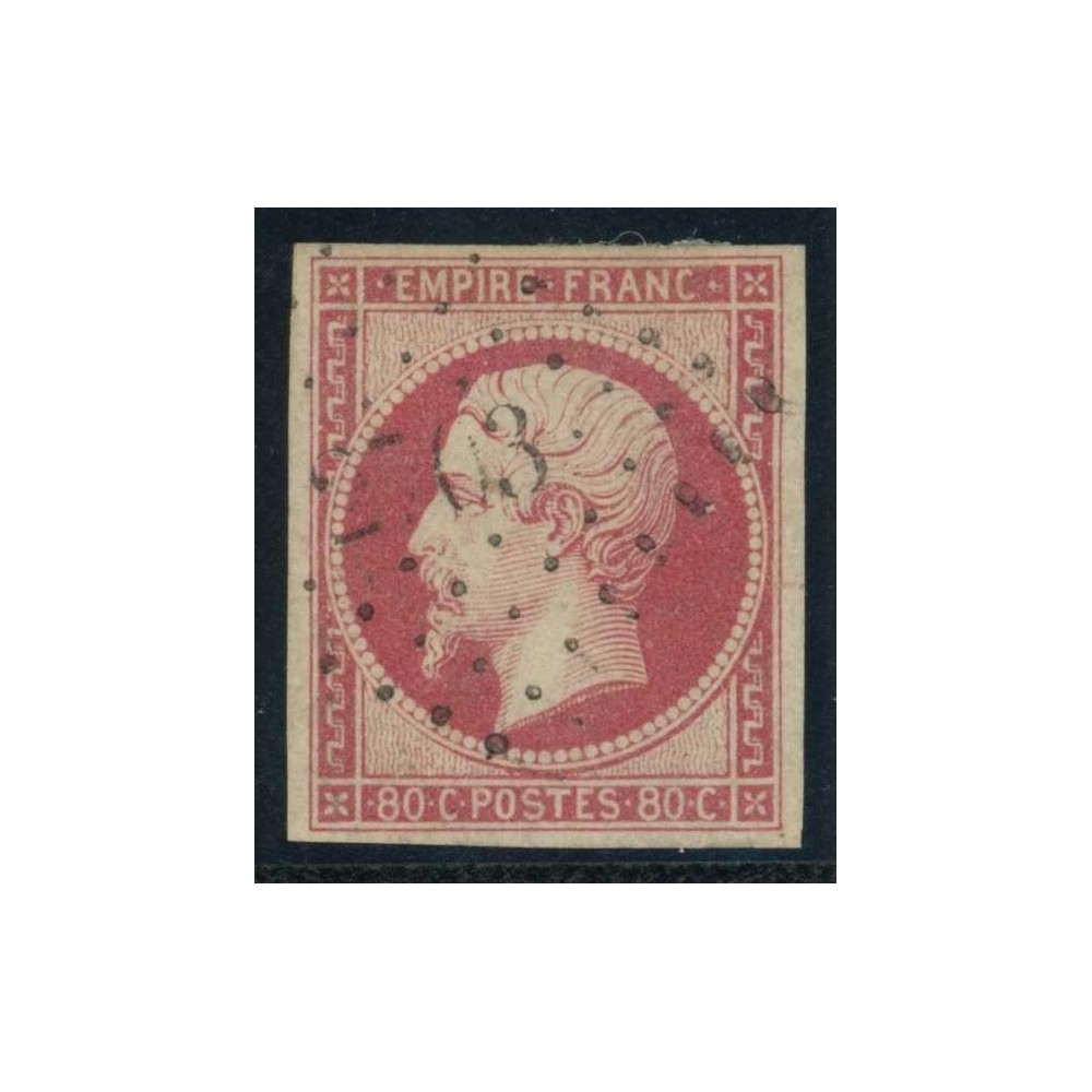 YT 17B - Oblitéré PC 2703 - Signé - Cote 75 Euros