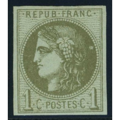 YT 39C - Neuf x - Variété : Anneau lune Cote 600 Euros