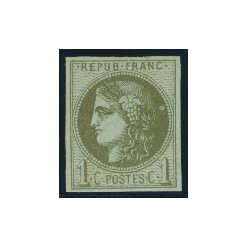 YT 39C - Neuf x - Variété : Anneau lune Cote 600 Euros
