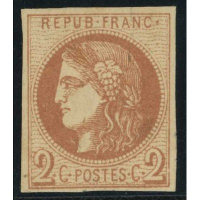 YT 40 B - Neuf x - Signé Brun - Cote 360 Euros