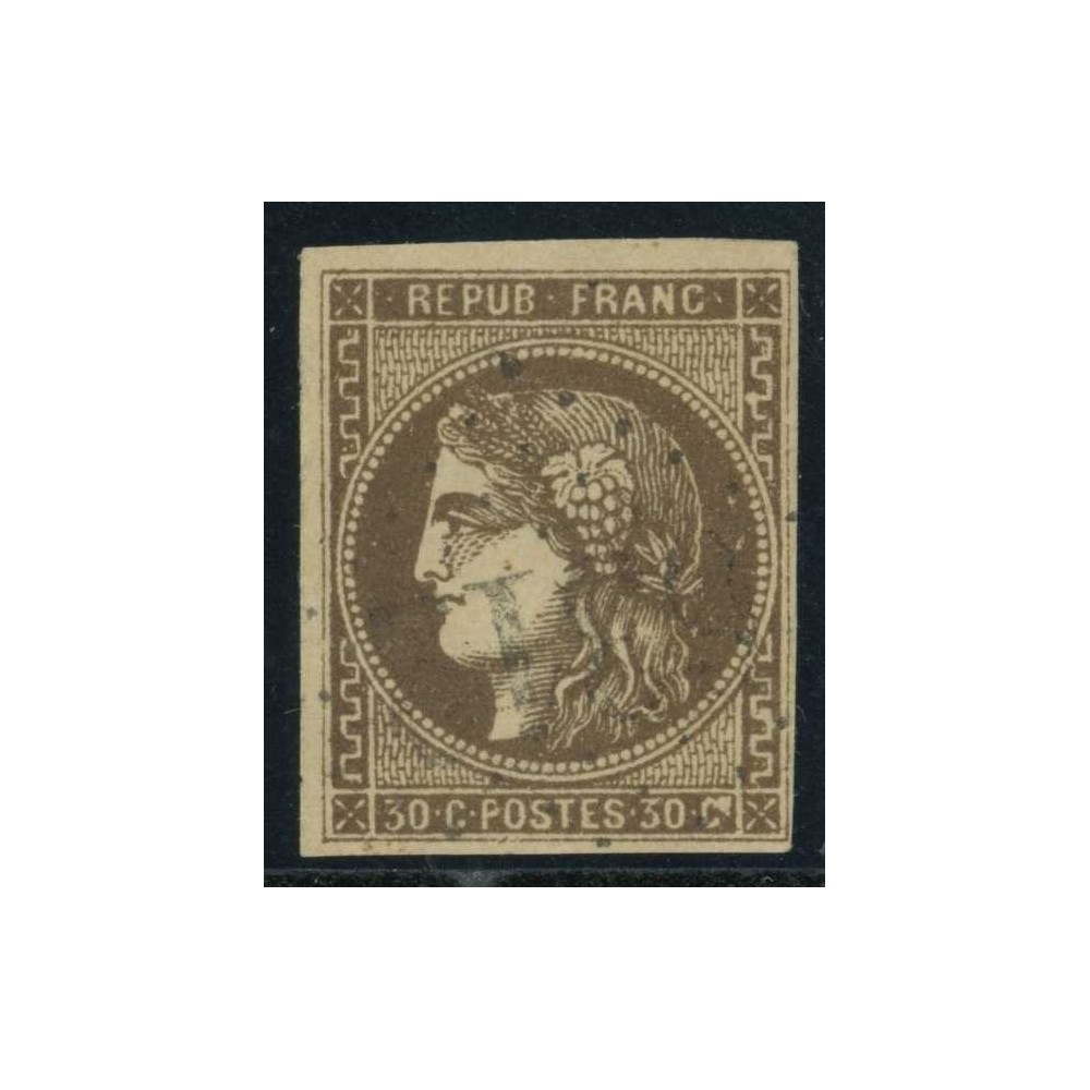 YT 47 - Oblitéré - Variété - Cote 350 Euro