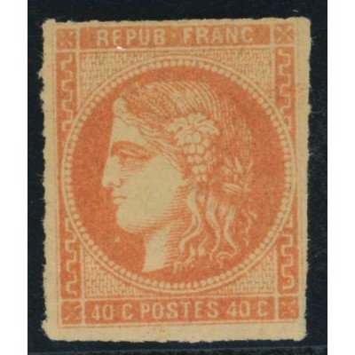 YT 48 - Neuf x - Percé en ligne - Cote 750 Euro