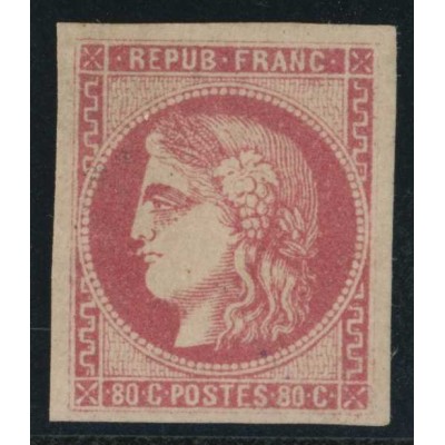 YT 49 - Neuf xx - Variété : Bec de Canard - Cote 1300 Euro