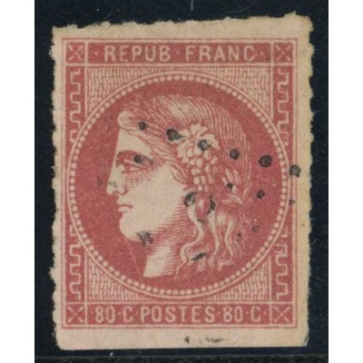 YT 49 - Oblitéré - Percé en ligne - Signé Calves - Cote 350 Euro