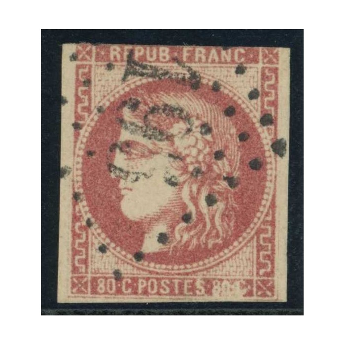 YT 49 - Oblitéré - Variété - Cote 450 Euro