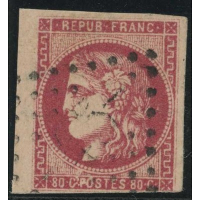 YT 49 - Oblitéré - Variété - Cote 450 Euro