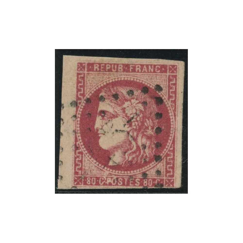 YT 49 - Oblitéré - Variété - Cote 450 Euro