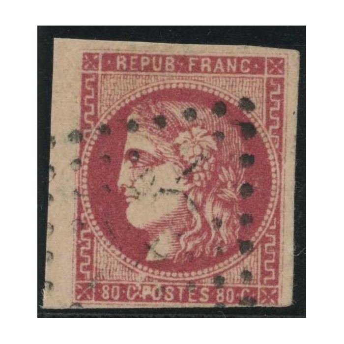 YT 49 - Oblitéré - Variété - Cote 450 Euro
