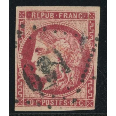YT 49 - Oblitéré - Variété - Cote 450 Euro